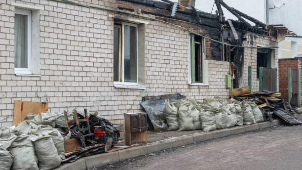 Professional Emergency Fire Cleanup technician working in Middleburg, FL
